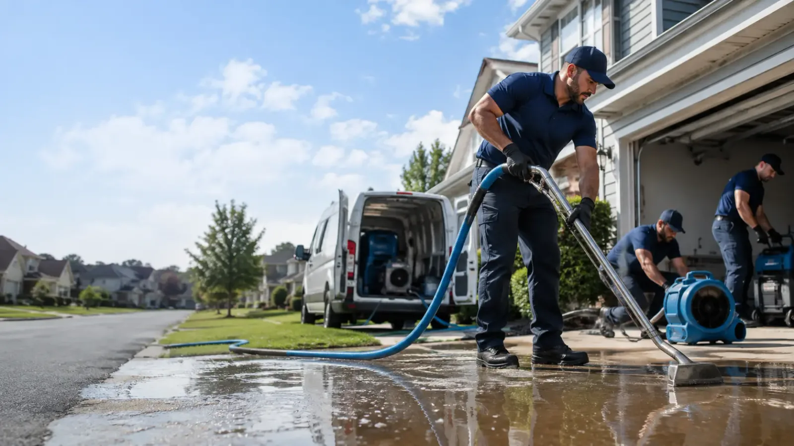 Flood Damage Restoration in Ledbetter, TX